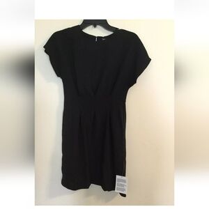 Women's ASOS Nipped In Waist Short Sleeve Mini Dress, Size 04 {US} Black